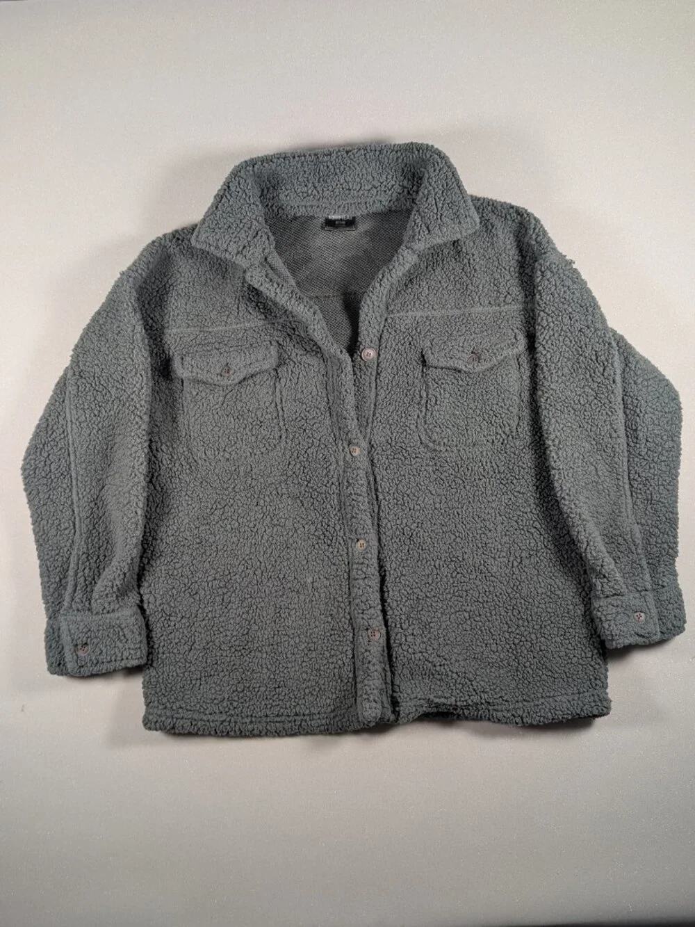 Women's 32 Degrees Button Front Gray Jacket Size M/L